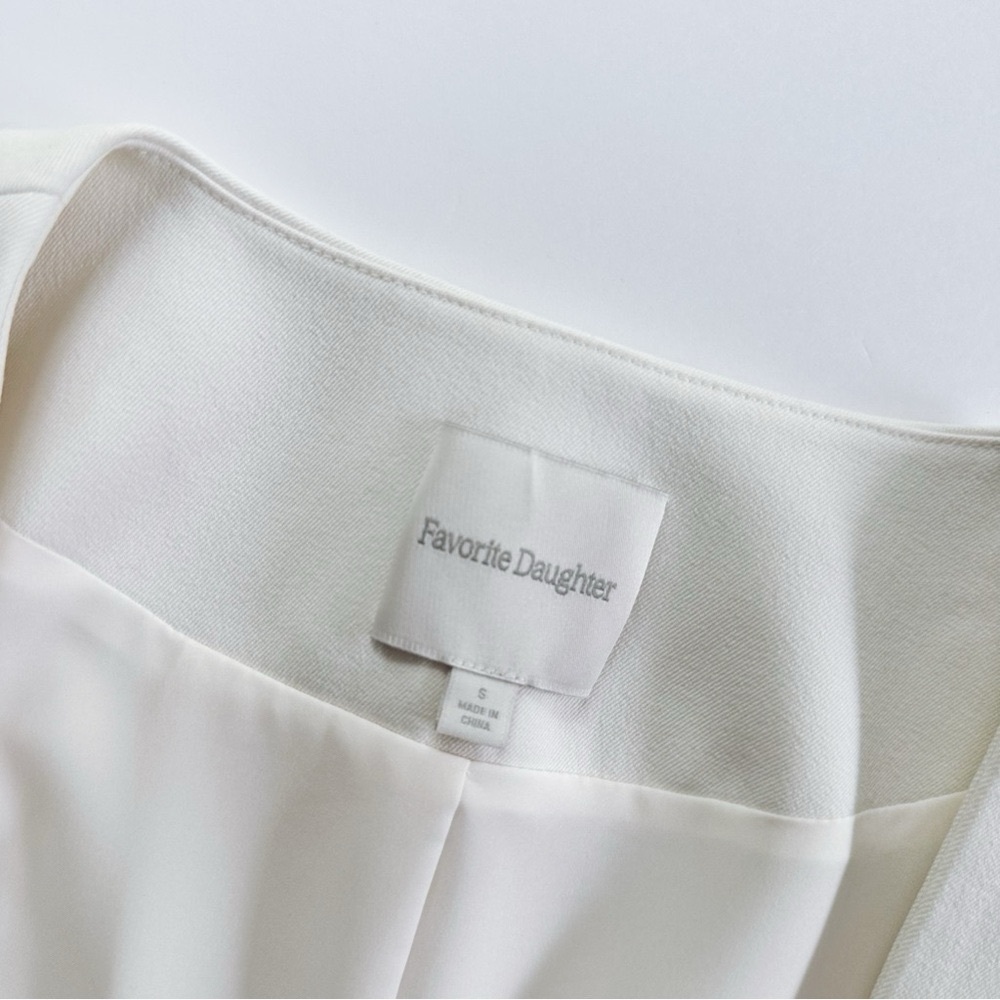 NEW Favorite Daughter The Diana Jacket Ivory Small - Picture 6 of 8